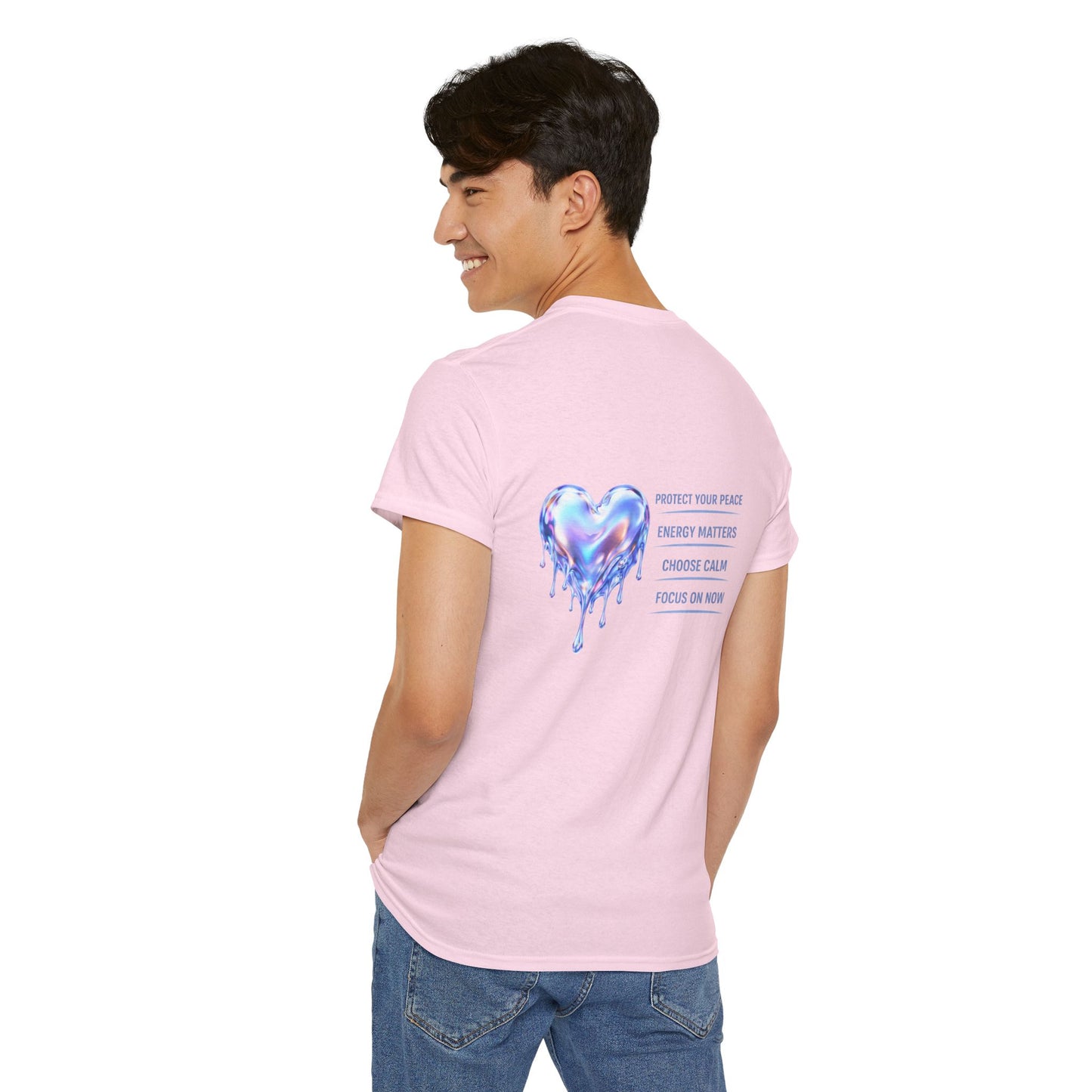 Protect Your Peace Heart Graphic T-Shirt | Eco-Limited