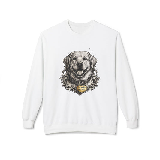 Labrador Retriever Ink Drawing Sweatshirt | Eco-Limited