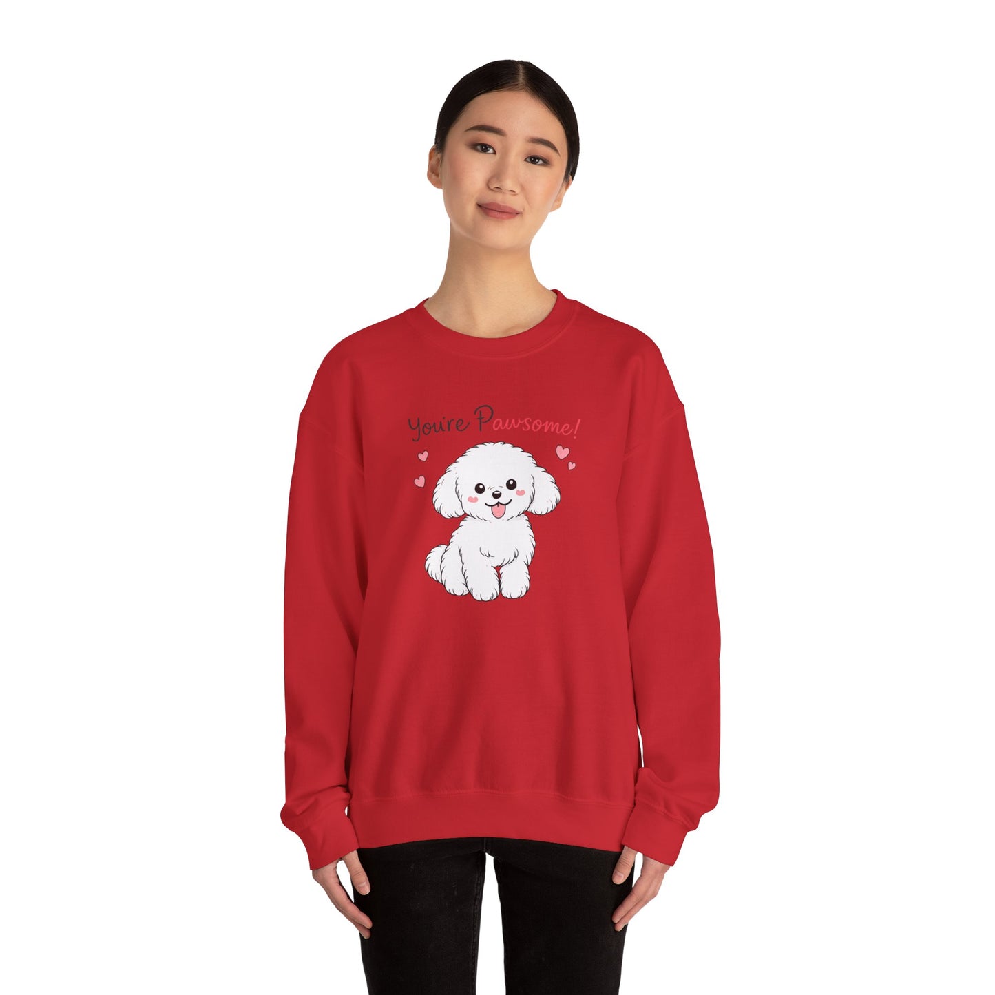 You're Awesome Puppy Graphic Sweater | Eco-Limited