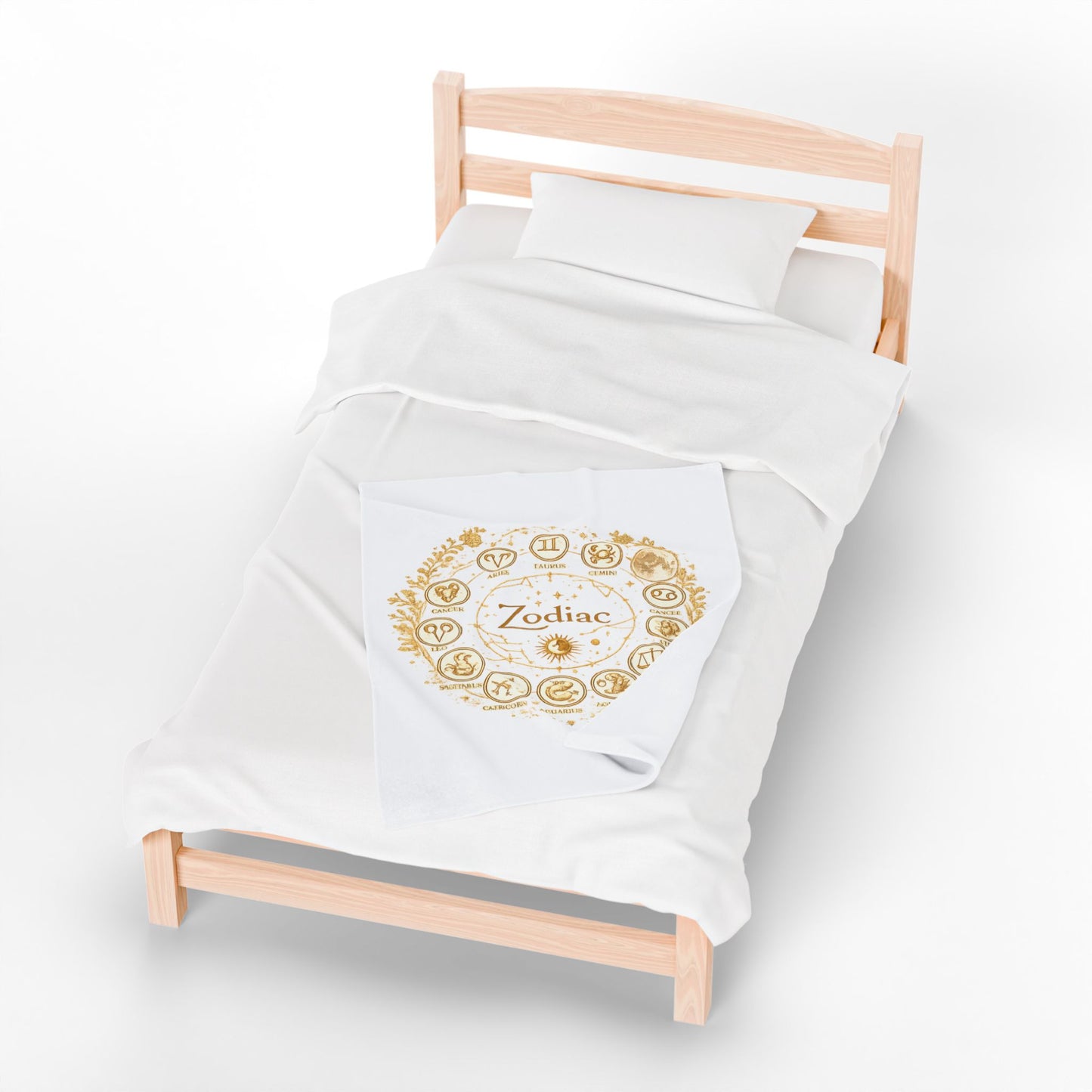 Golden Zodiac Astrology Blanket | Eco-Limited