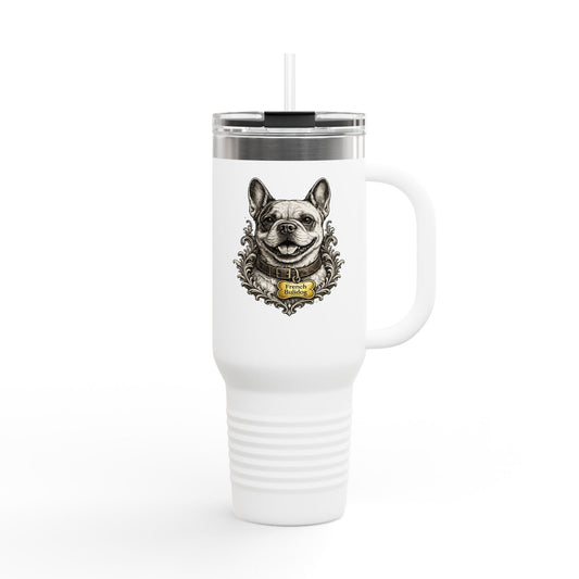 French Bulldog Emblem Stainless Steel Tumbler | Eco-Limited