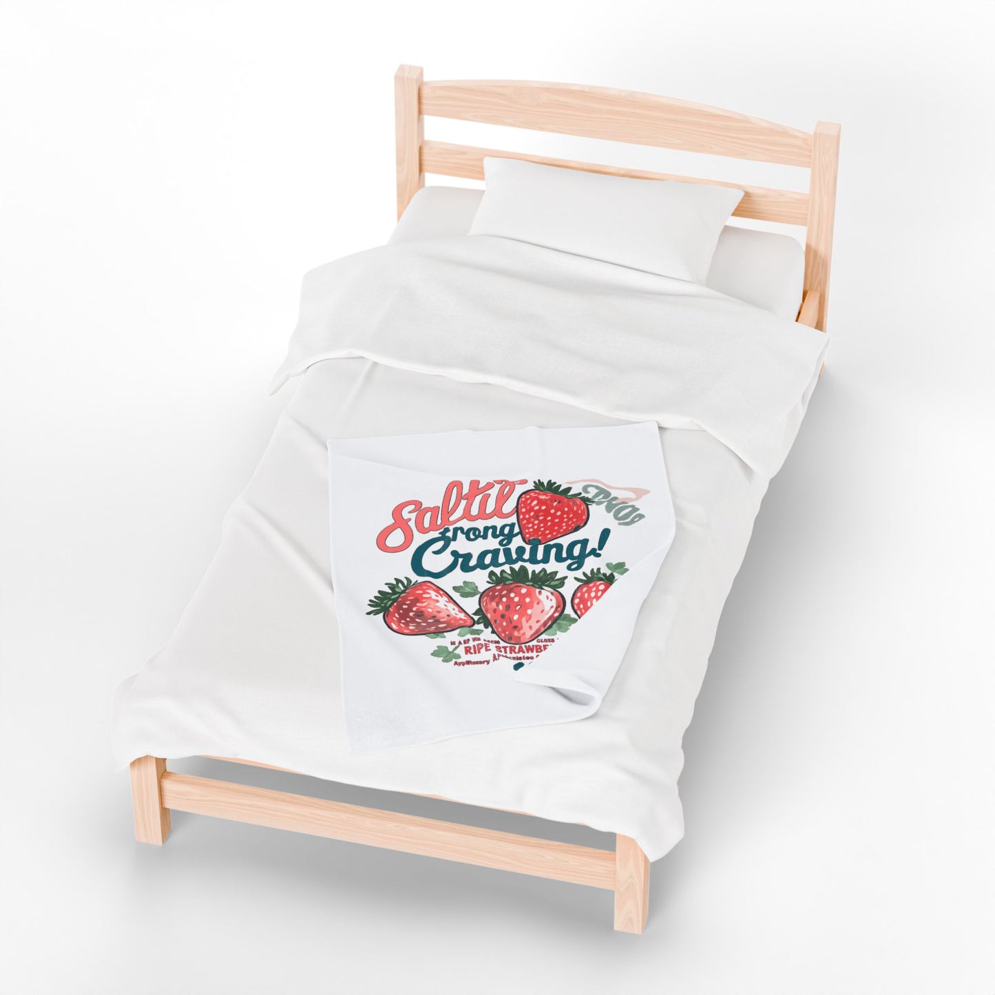 Salty & Strong Strawberry Blanket | Eco-Limited