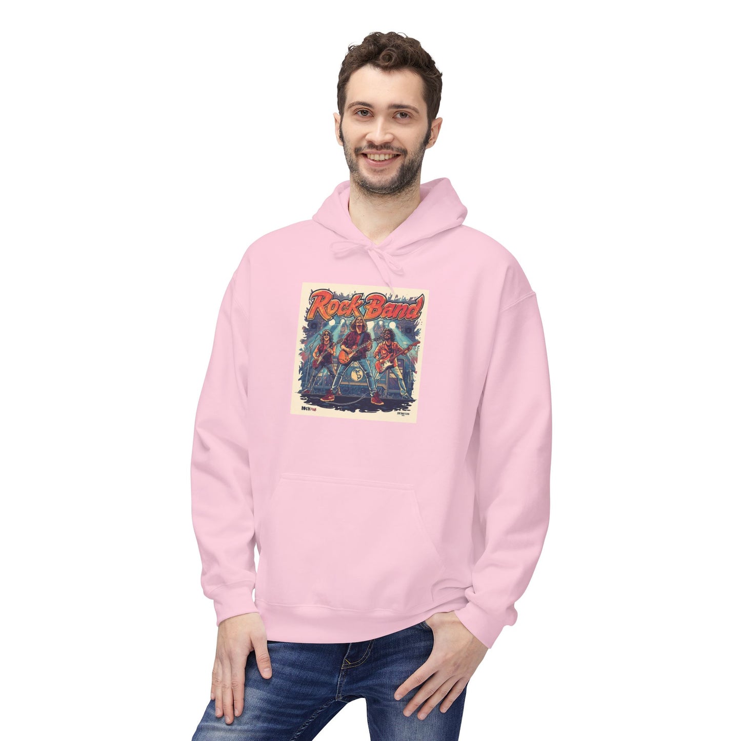 Retro Rock Band Vintage Poster Hoodie|Eco-Friendly - Limited