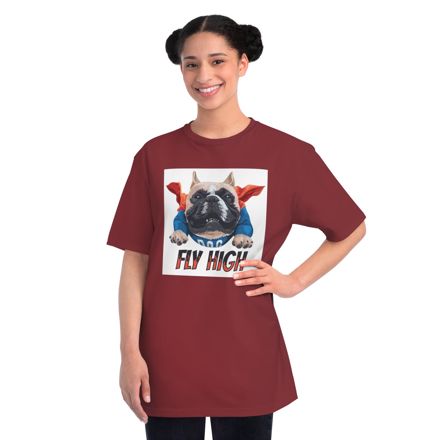 Organic Fly High Bulldog T-Shirt | Organic-Limited
