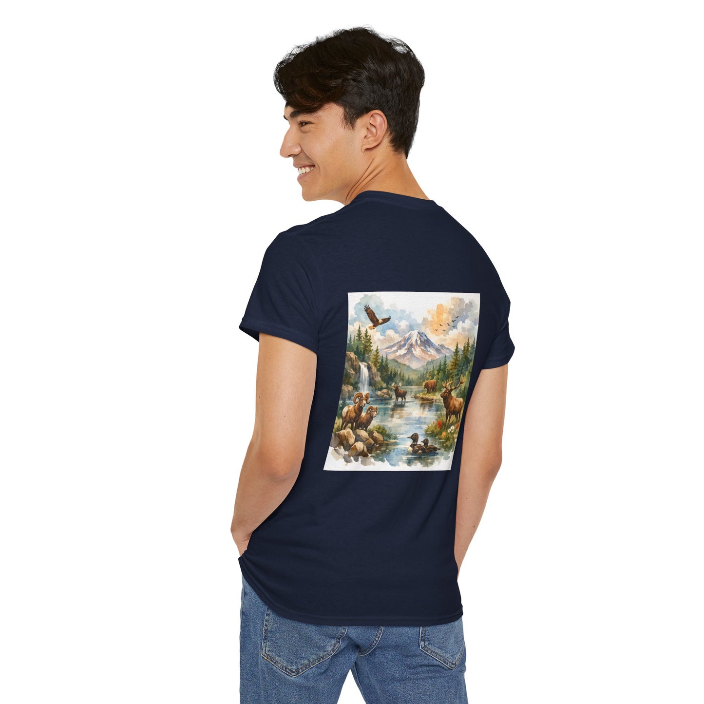 Wild Nature Heritage Front & Back Graphic T-Shirt | Eco - Limited