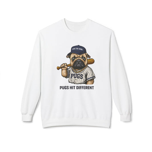Pugs Hit Different Graphic Sweater | Eco-Limited