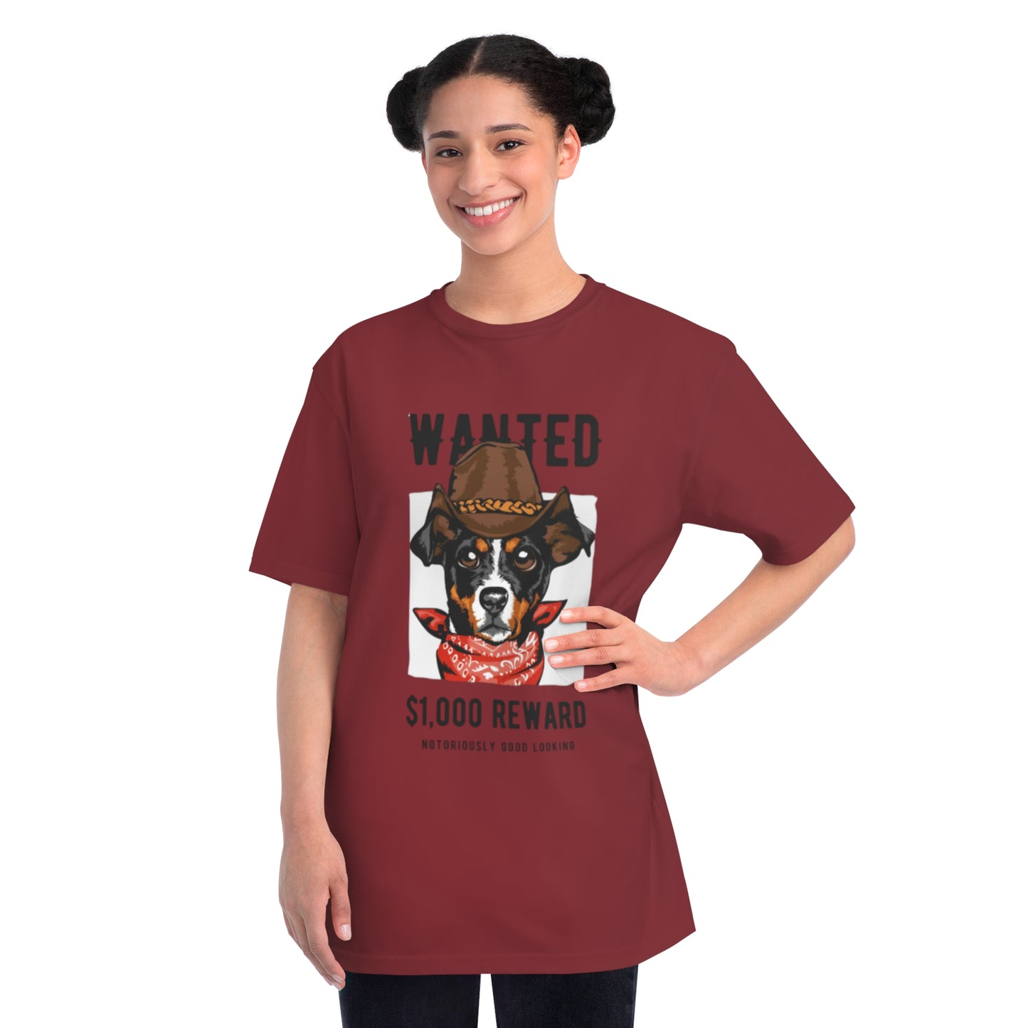 Organic Wanted Dog T-Shirt | Organic-Limited