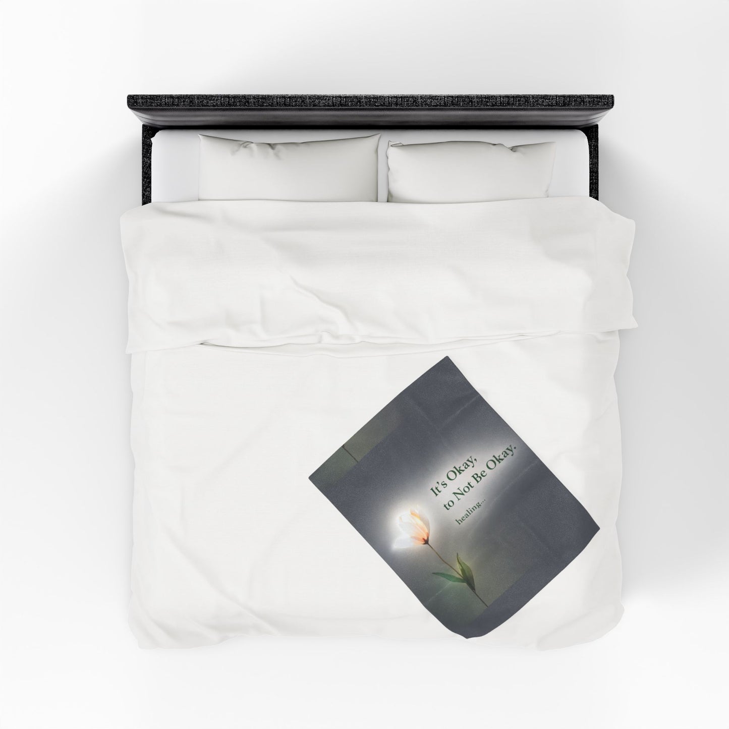 It’s Okay to Not Be Okay Healing Quote Blanket | Eco Limited