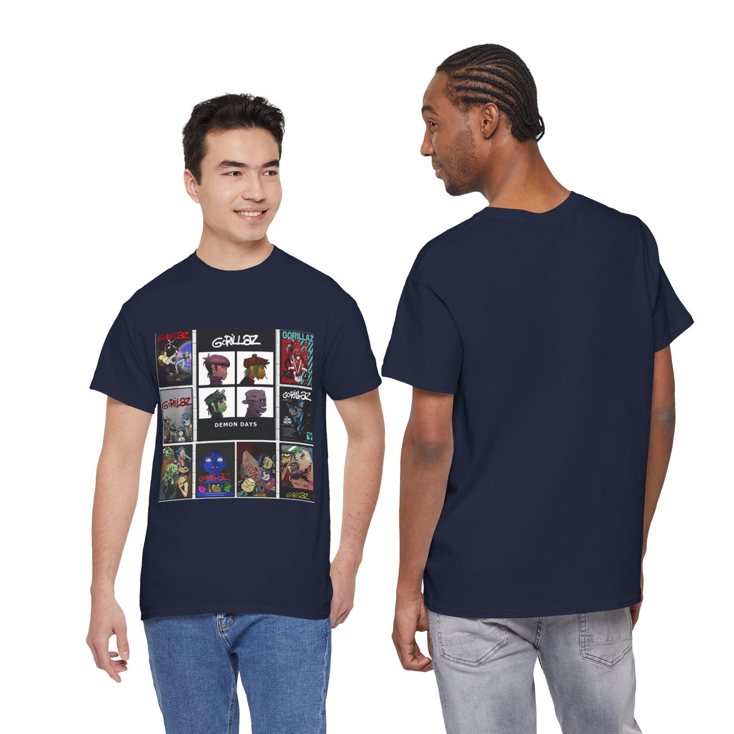 Animated Band Collage Street Art Graphic Tee | Eco-Limited
