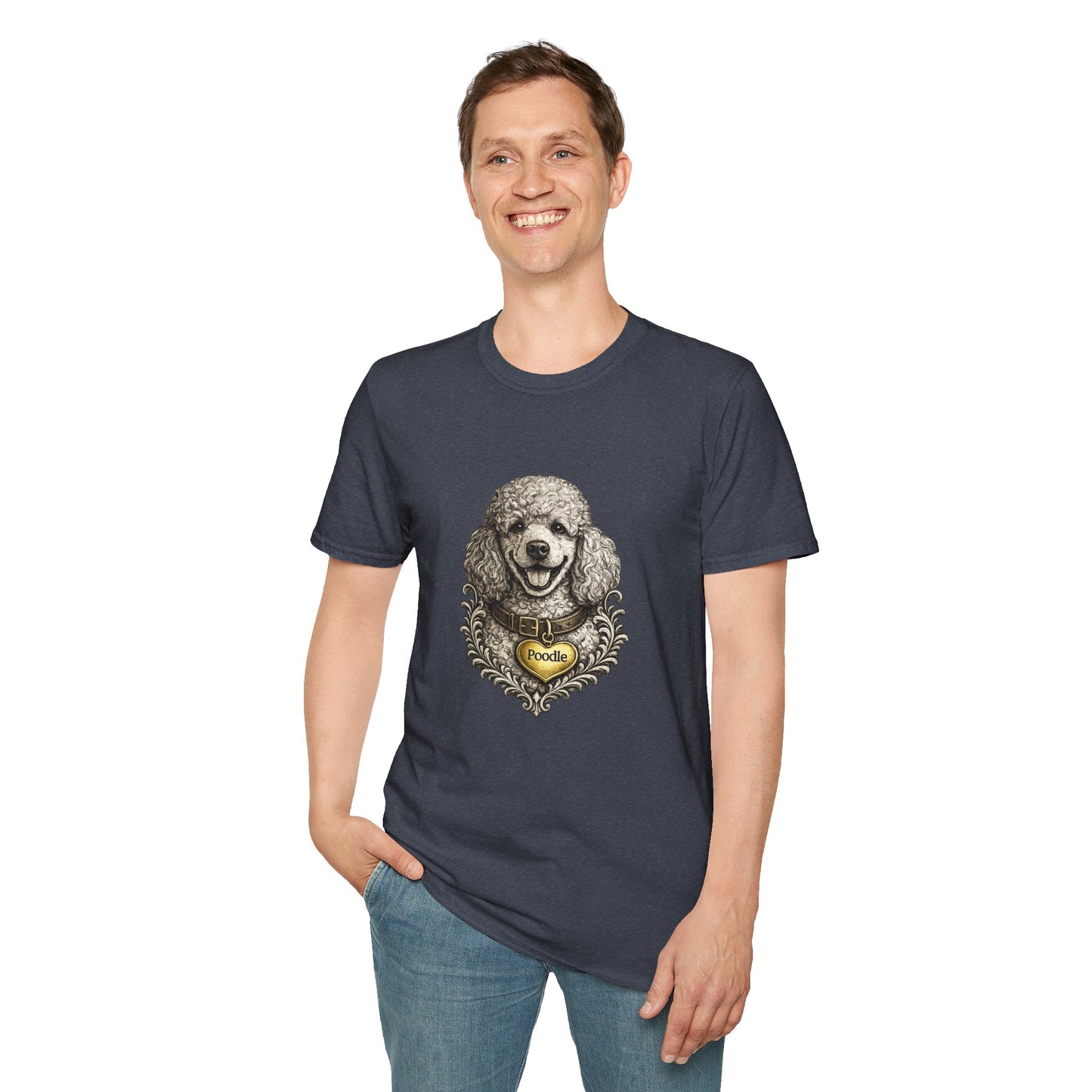 Poodle Ink Portrait T-Shirt | Eco-Limited