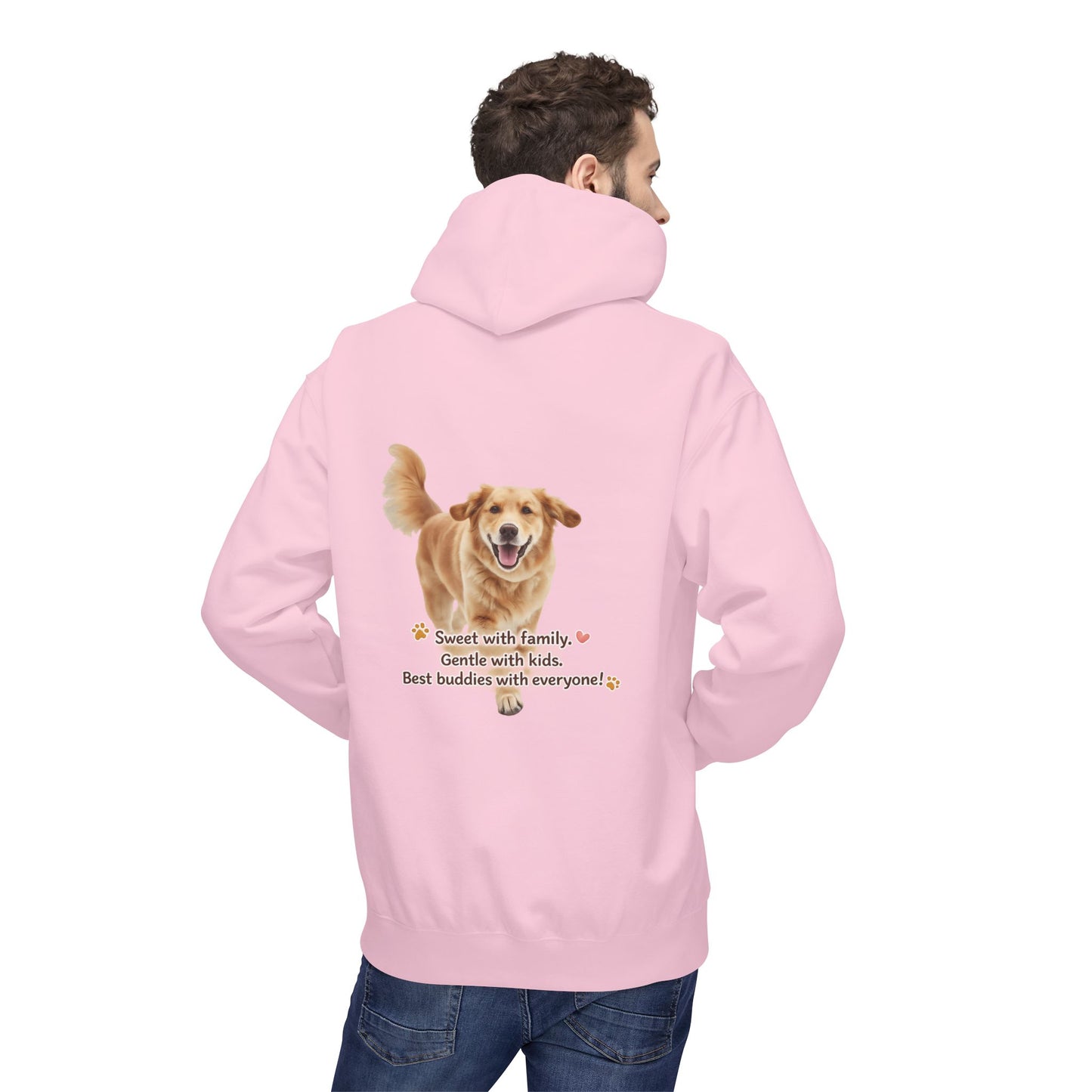 Golden Buddy Character Hoodie | Eco-Limited