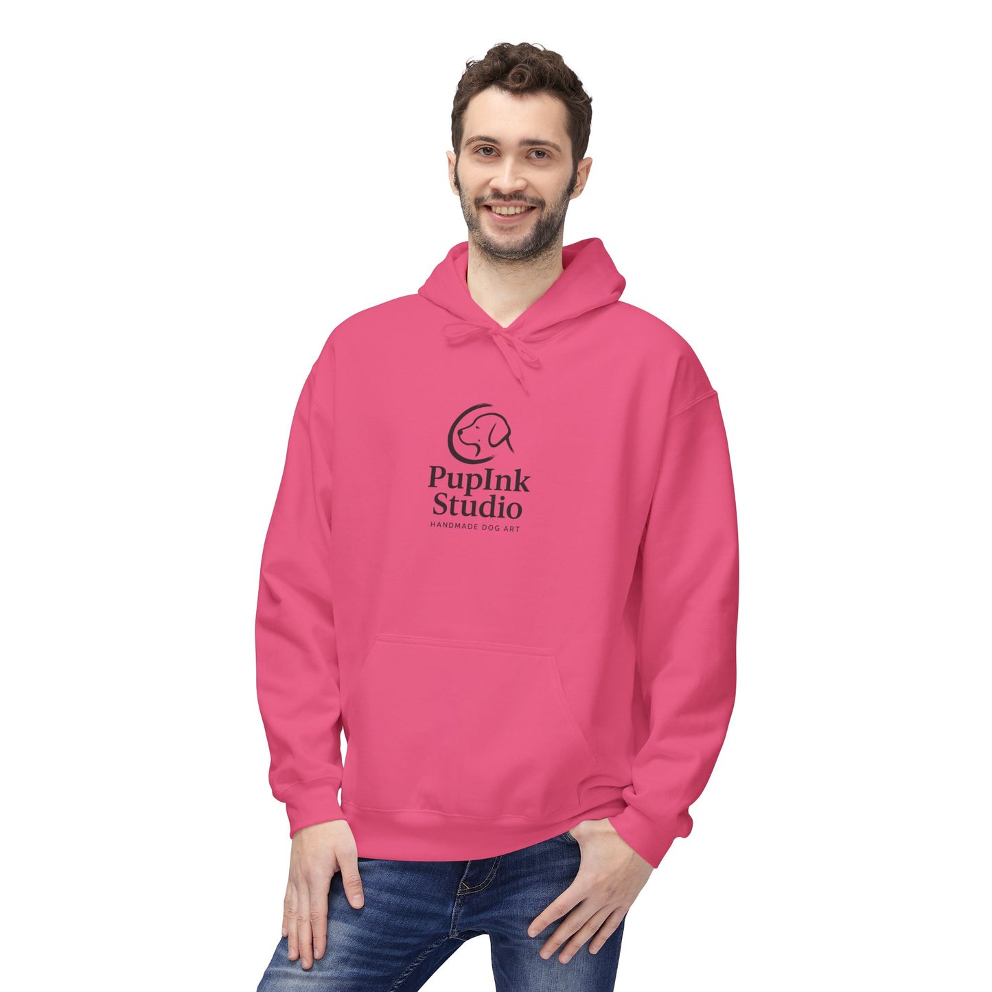 PupInk Studio Minimal Logo Cozy Hoodie|Eco-Friendly - Limited