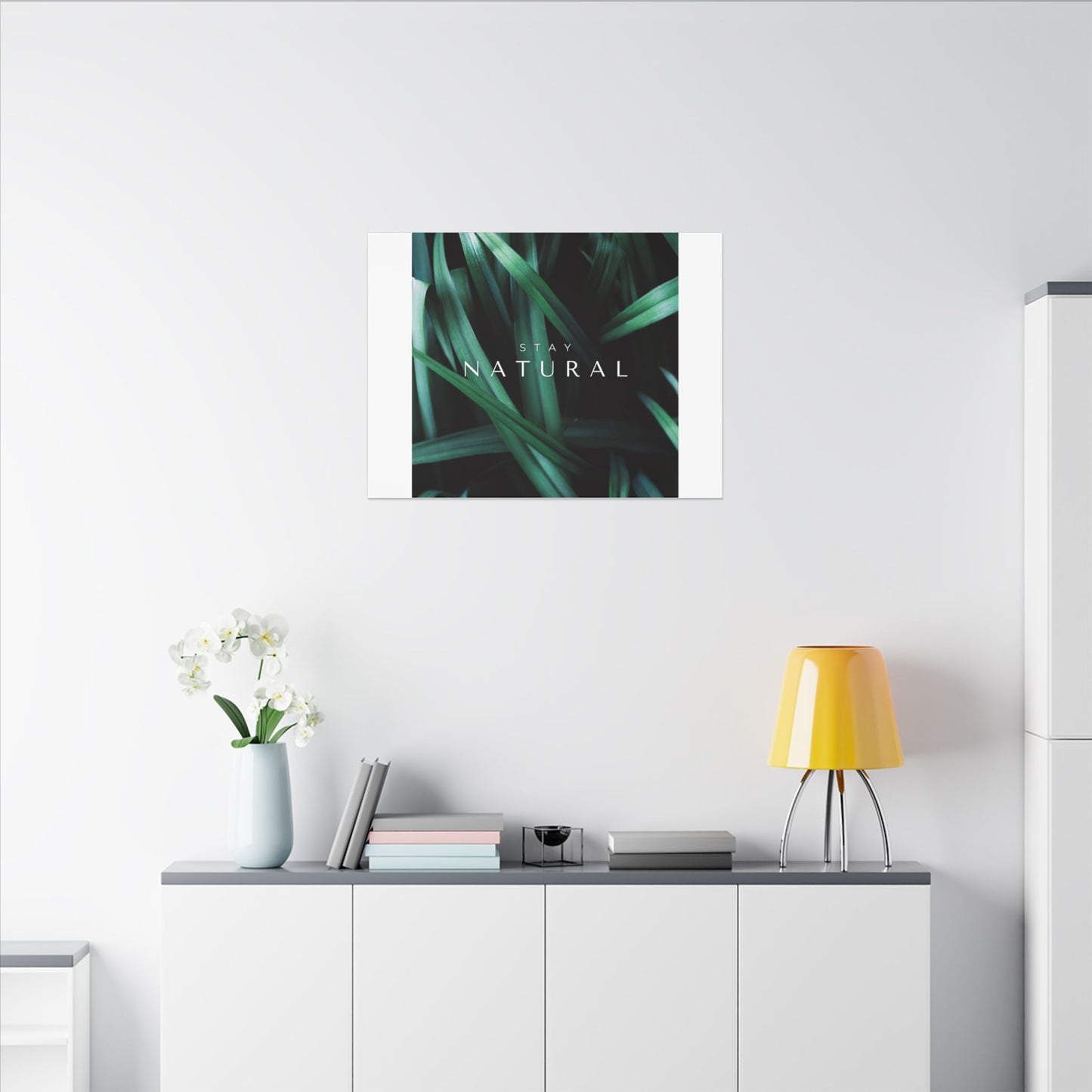 Stay Natural Botanical Canvas Wall Art