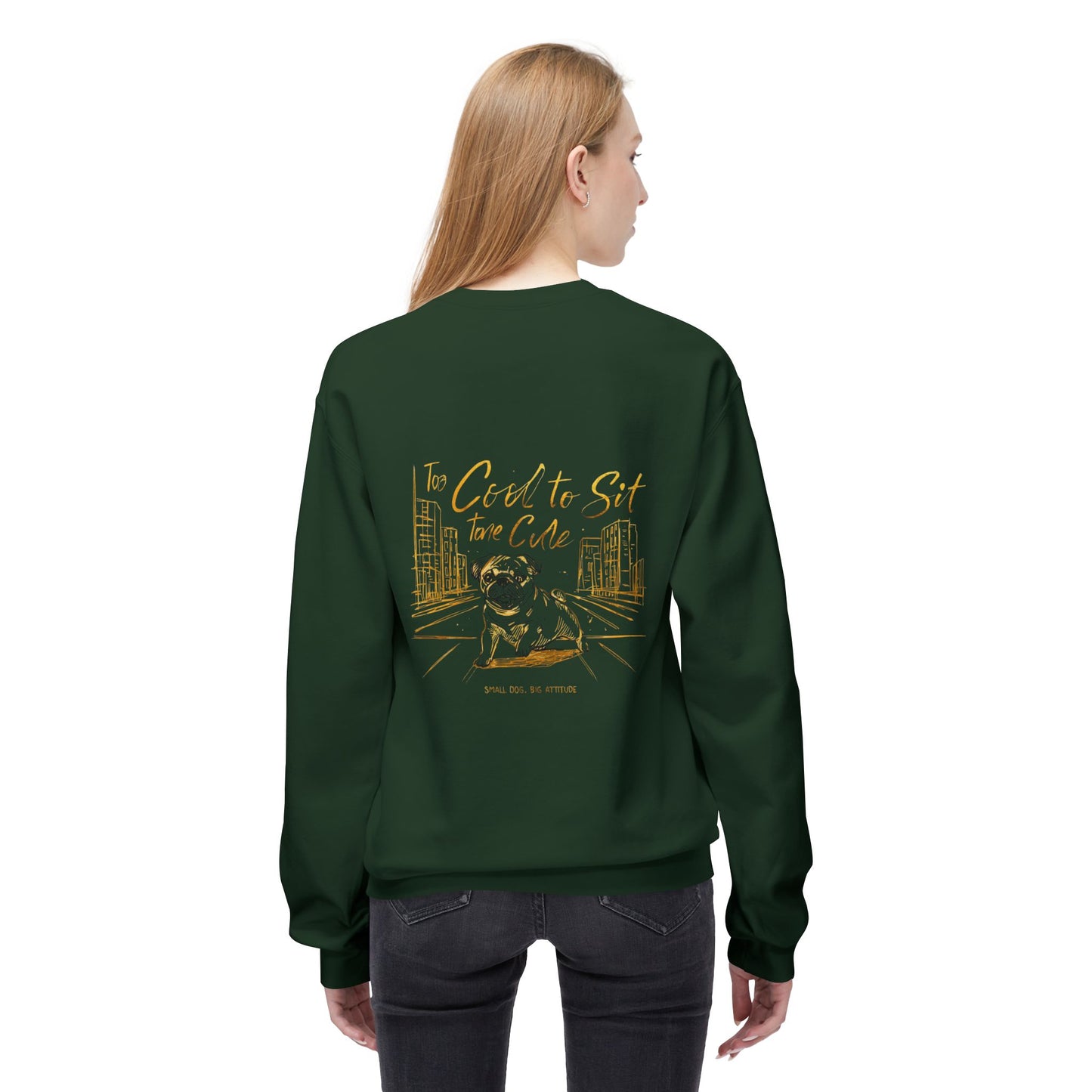 Too Cool To Sit Take a Cue Sweater | Eco-Limited