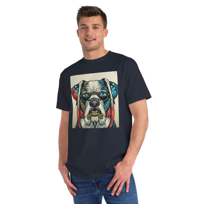 Patriot Dog Portrait T-Shirt | Eco - Limited