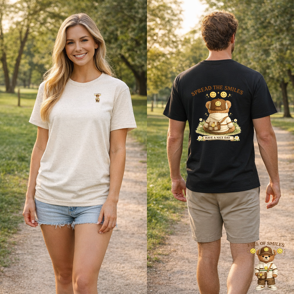 Full of Smiles Bear T-Shirt | Eco-Limited