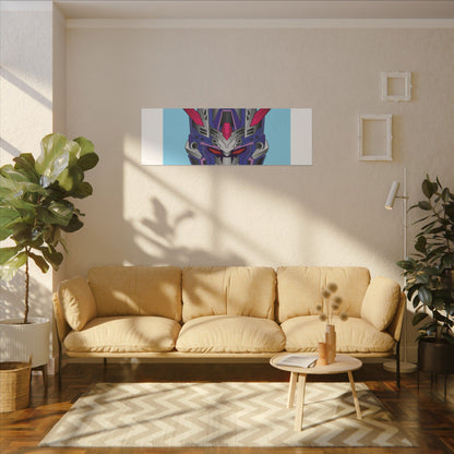 Mecha Warrior Helmet Organic Canvas