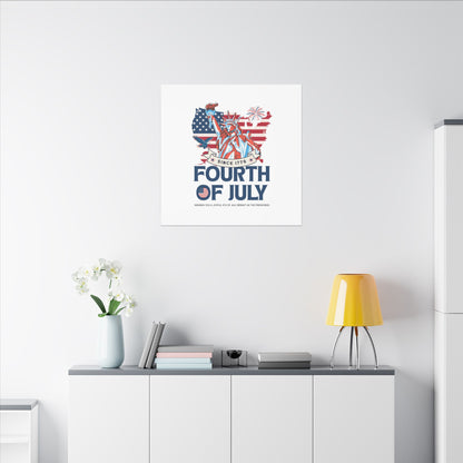 Fourth of July Canvas Wall Art