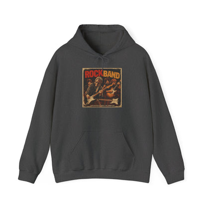 Rock Band Vintage Collage Hoodie | Eco-Limited