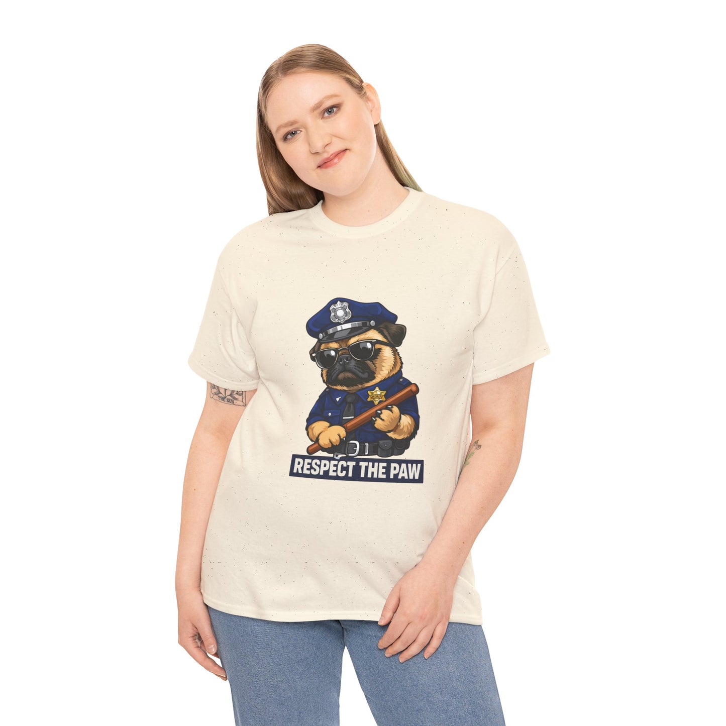 Respect The Paw K9 Officer Dog T-Shirt | Eco-Limited