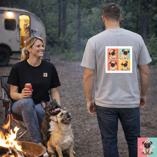Pug Pop Art T-Shirt | Eco Limited