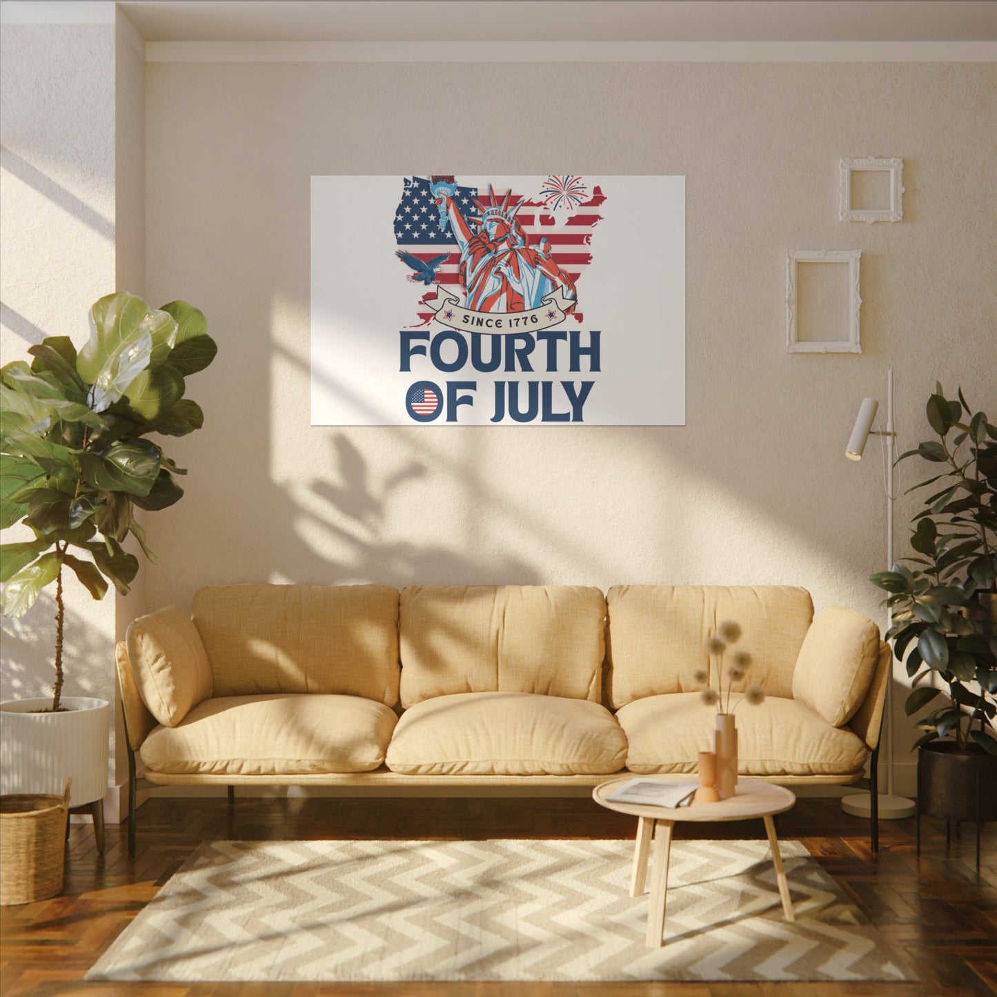 Fourth of July Canvas Wall Art