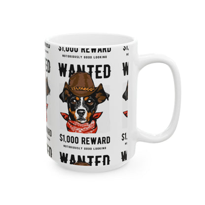 Cowboy Bandana Ceramic Coffee Cup (11oz/15oz)