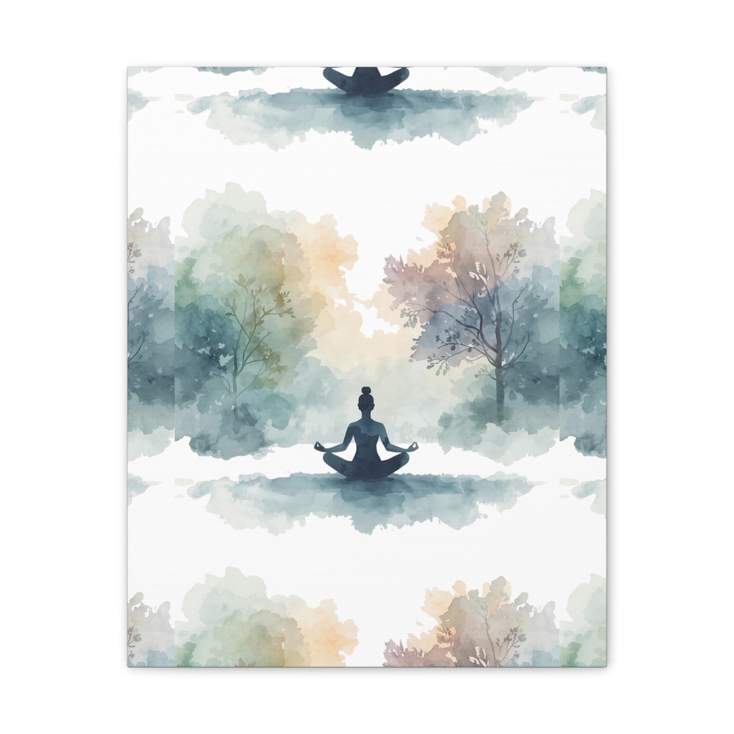 Peace Within Meditation Canvas Wall Art | Eco-Limited