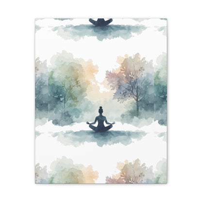 Peace Within Meditation Canvas Wall Art | Eco-Limited