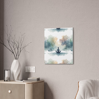 Peace Within Meditation Canvas Wall Art | Eco-Limited