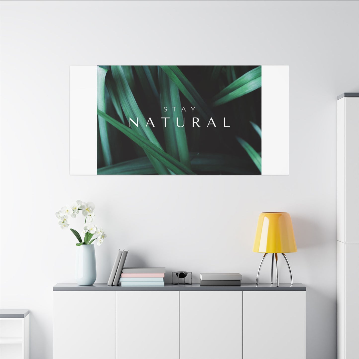 Stay Natural Botanical Canvas Wall Art