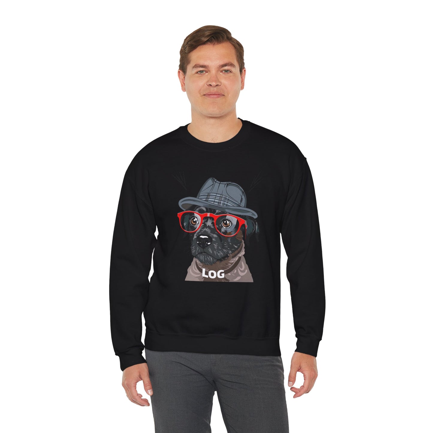 LOG Street Dog Art Sweatshirt | Eco-Limited