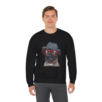 LOG Street Dog Art Sweatshirt | Eco-Limited