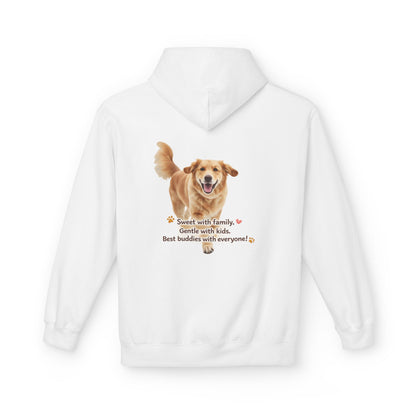 Golden Buddy Character Hoodie | Eco-Limited