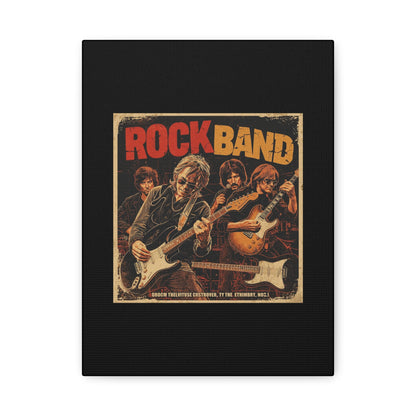 Rock Band Vintage Canvas Wall Art | Eco - Limited