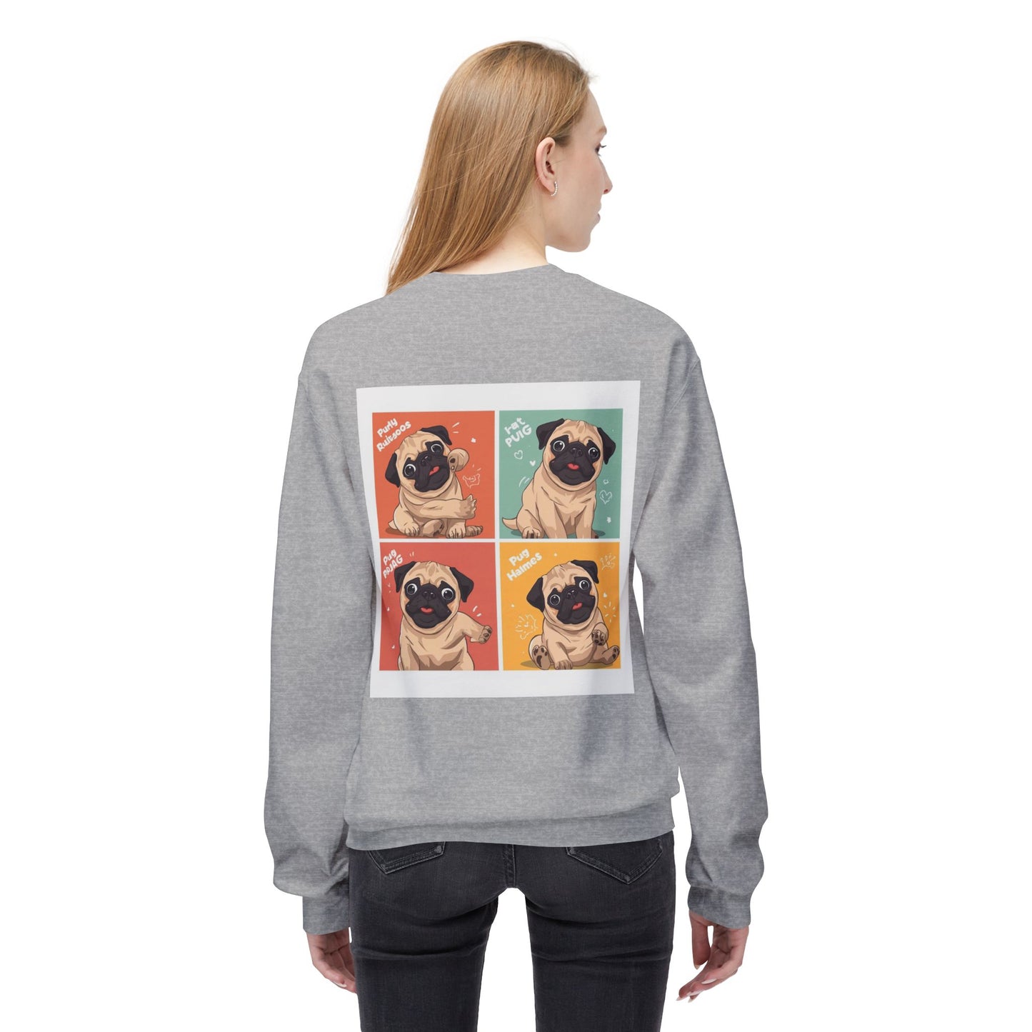 Pug Pop Art Sweatshirt | Eco Limited