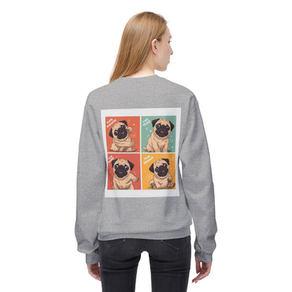 Pug Pop Art Sweatshirt | Eco Limited