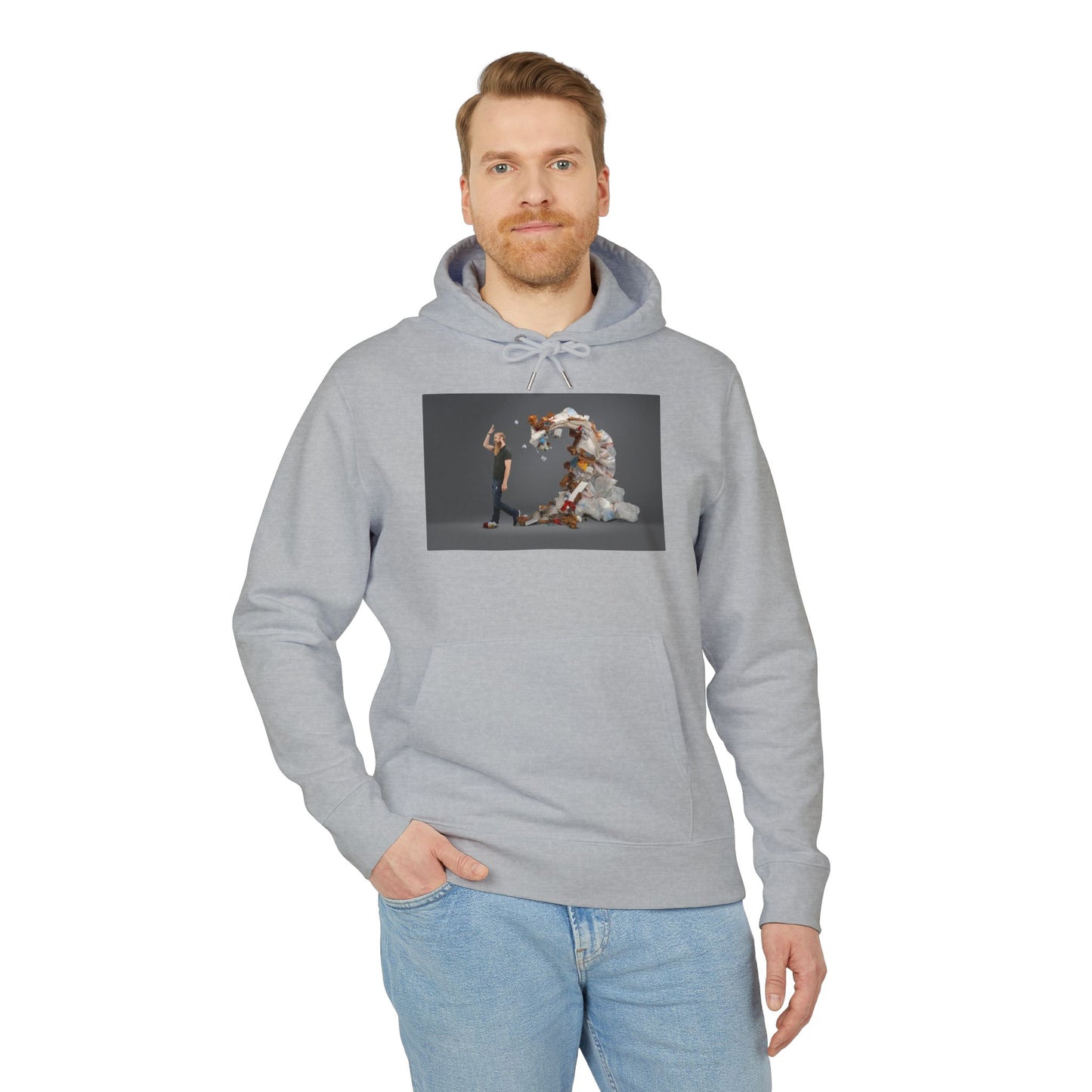 Organic Concept Art Graphic Hoodie | Eco-Limited