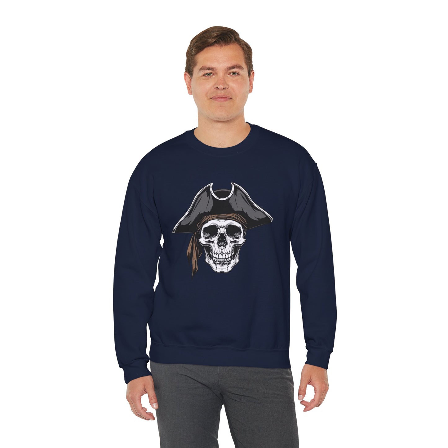 Pirate Skull Graphic Sweatshirt | Eco-Limited