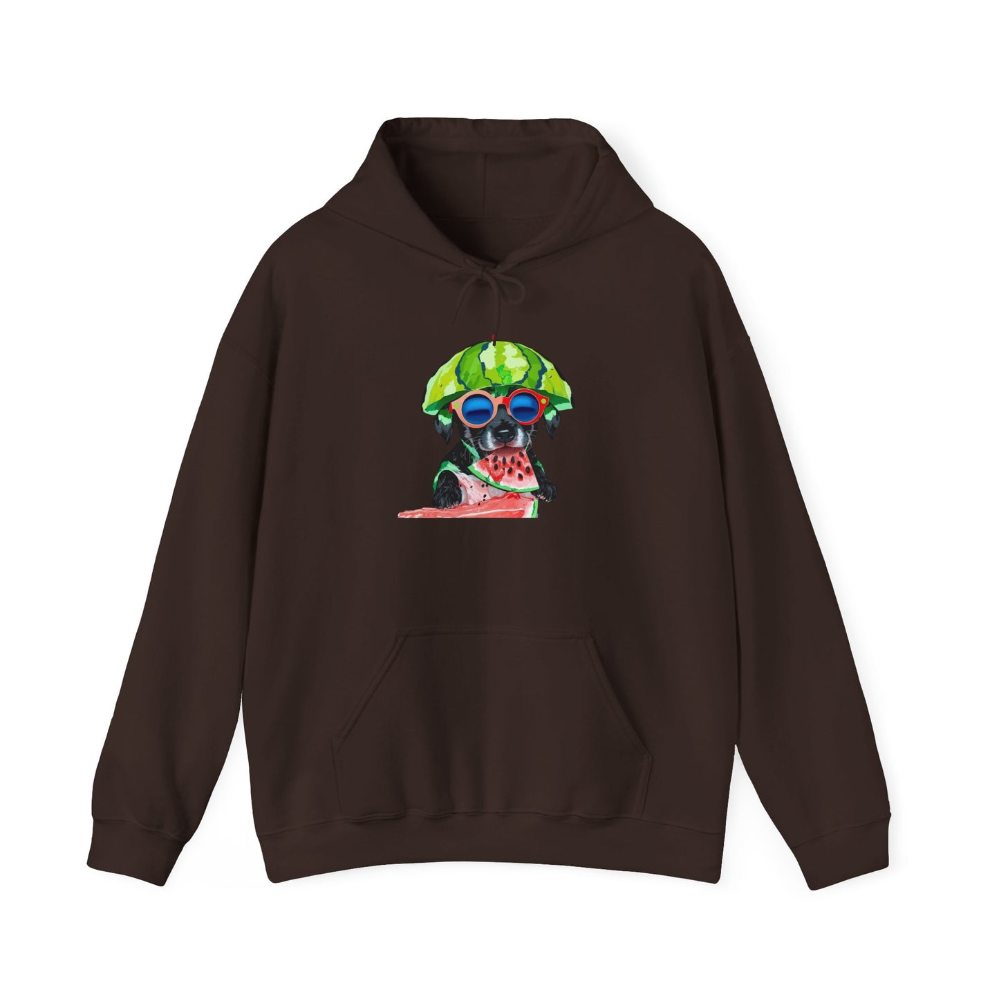 Cute Watermelon Pup Graphic Hoodie|Eco-Friendly - Limited