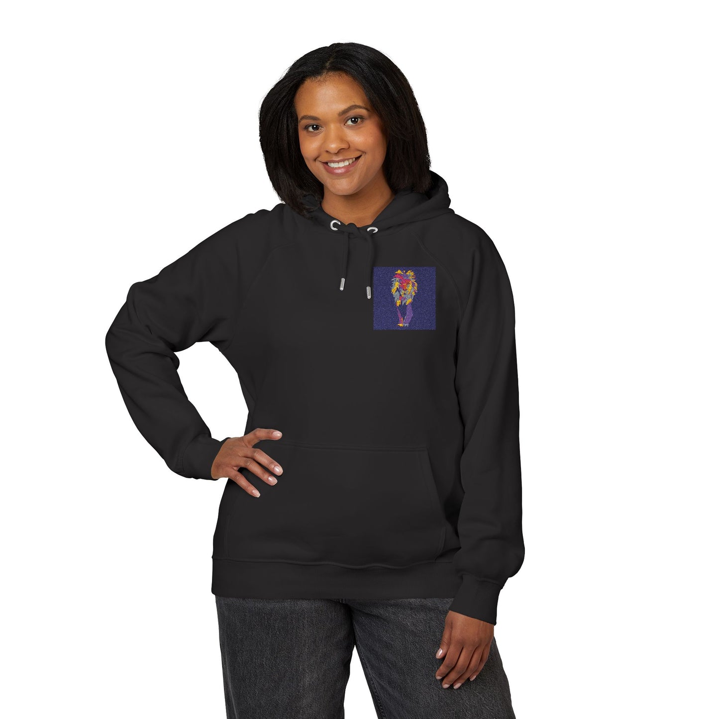 Organic Abstract Figure Art Hoodie | Eco-Limited