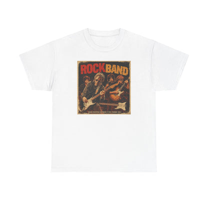 Rock Band Vintage Poster Art T-Shirt | Eco-Limited