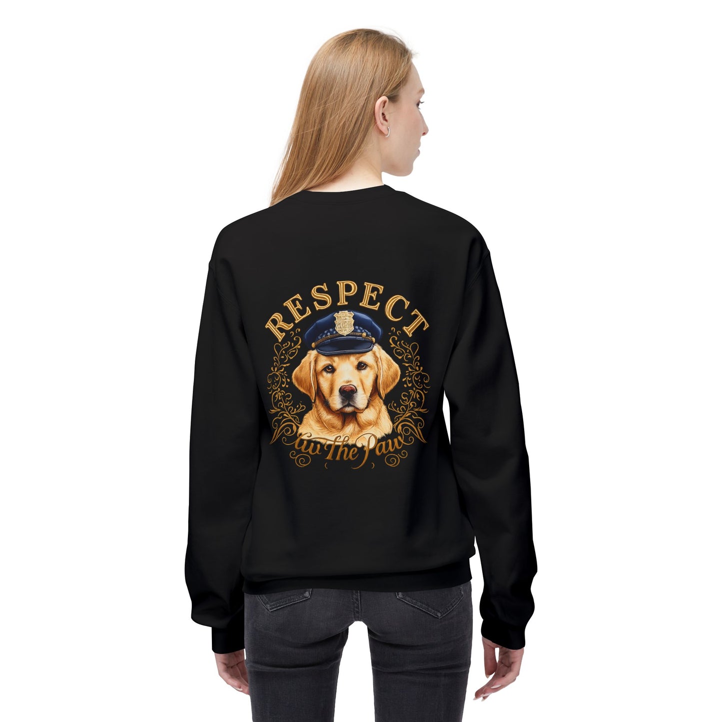Respect The Paw Golden Retriever Sweatshirt | Eco-Limited