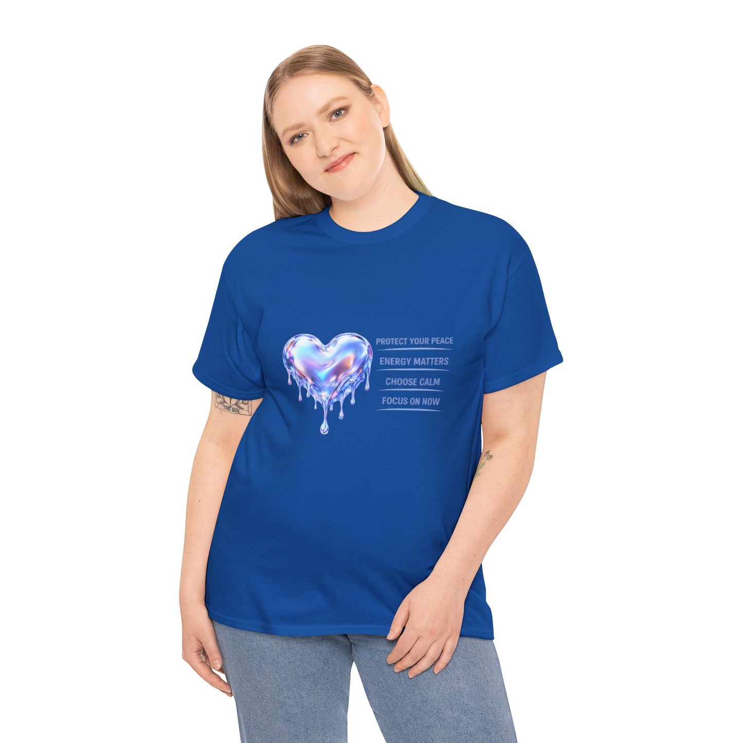 Protect Your Peace Heart T-Shirt | Eco-Limited