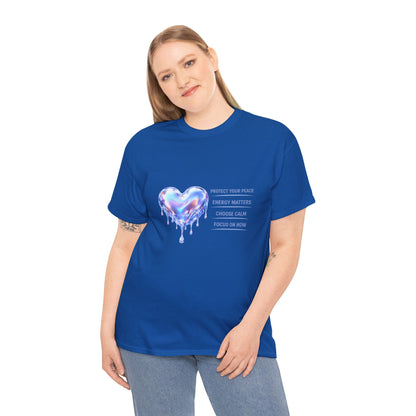 Protect Your Peace Heart T-Shirt | Eco-Limited