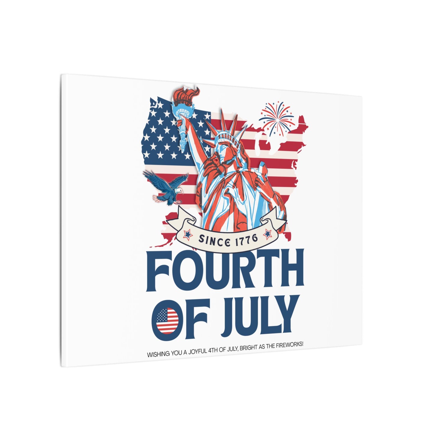 Fourth of July Canvas Wall Art