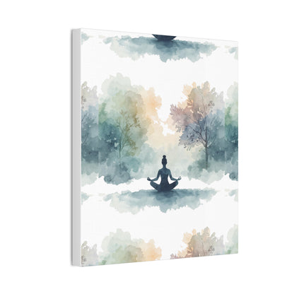 Peace Within Meditation Canvas Wall Art | Eco-Limited