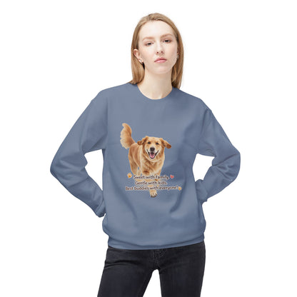 Golden Buddy Character Sweatshirt | Eco-Limited