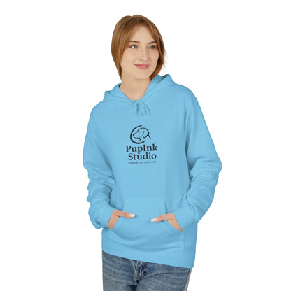 PupInk Studio Minimal Logo Cozy Hoodie|Eco-Friendly - Limited
