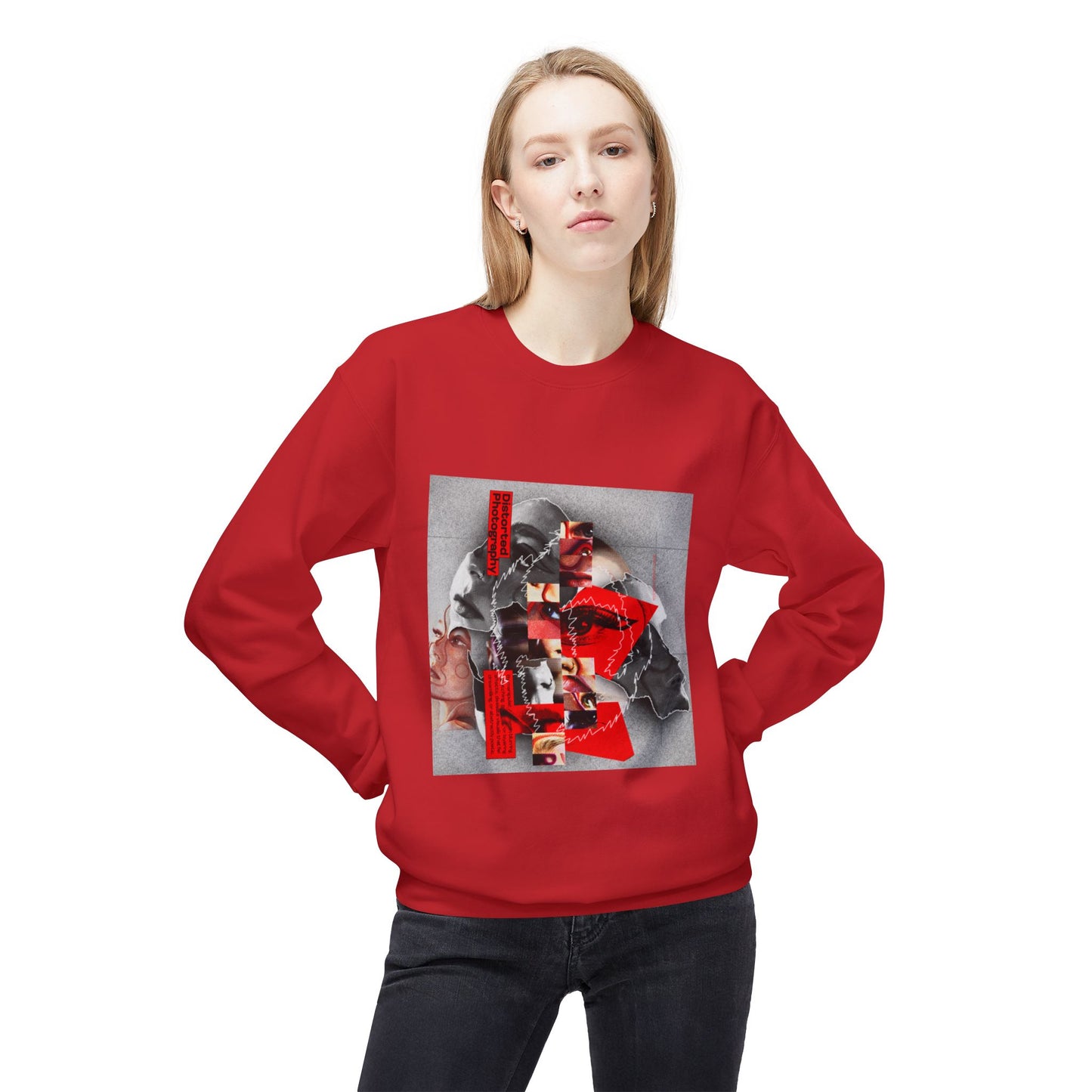 Surreal Identity Collage Sweatshirt | Eco-Limited